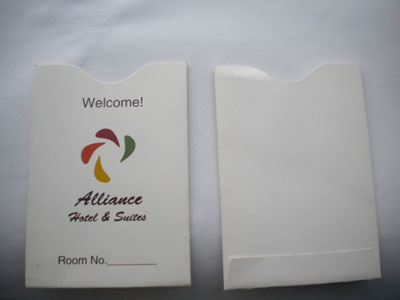 Hotel Card Sleeves